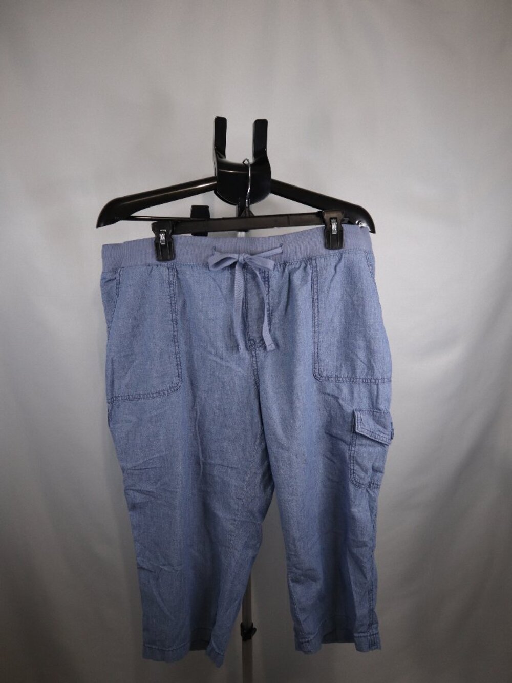 Blue Cotton long shorts St. John's Bay